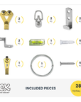 Pro Picture & Mirror Hanging Kit