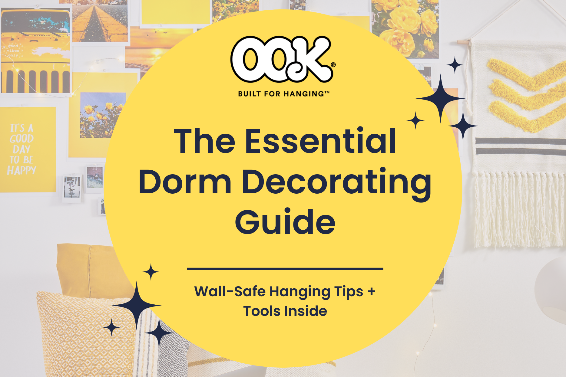 How to Hang Things in a Dorm Room Without Nails