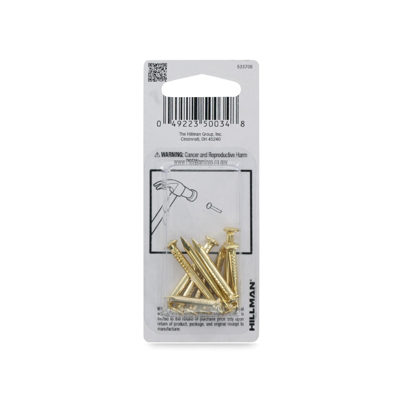 a pack of ook bendless nails