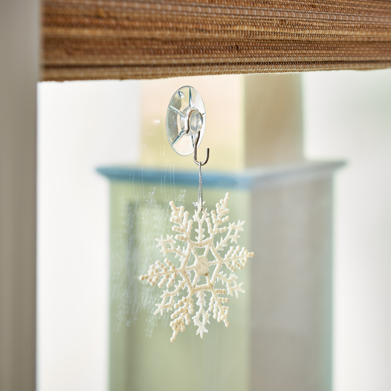 ook suction cups on a window